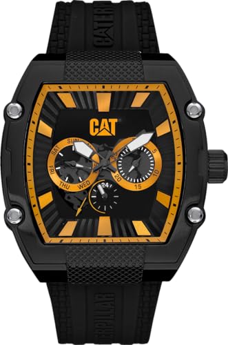 Catálogo de Reloj Cat favoritos de las personas. 44 CAT Reloj Hombre Correa De Silicón Color Negro 13.169.21.127