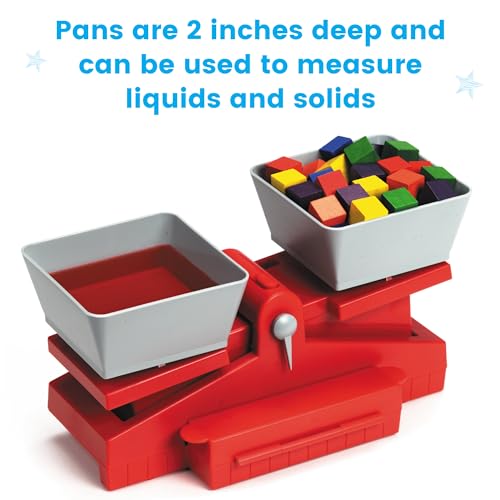 hand2mind Precision School Balance Weighted Balance, School Weight Scale for Kids, Balance Scale for Classroom, Primary Balance Scale, Math Manipulatives Middle School, Student Math Balance by hand2mind - Image 6