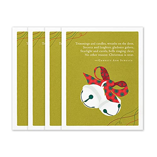 Compendium Positively Green Greeting Cards — 4-Pack Of Holiday Cards — Trimmings And Candles… (Four Cards Total, One Design) #TOP30
