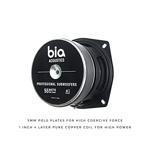 Image of BIA Acoustics 4 Inch Pro Subwoofer for Portable and Hometheatre (4ohm 55Watt)