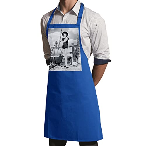 Tablier de cuisine bleu de qualité supérieure hommage à Matha Vickers