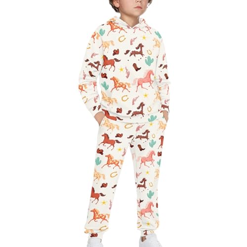 HUIACONG Sweat Suit for Girls Sweat Set for Kids Children Sweatsuits3