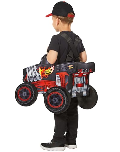 Spirit Halloween Hot Wheels Toddler Bone Shaker Ride-Along Costume | Officially Licensed | 3D Outfit2