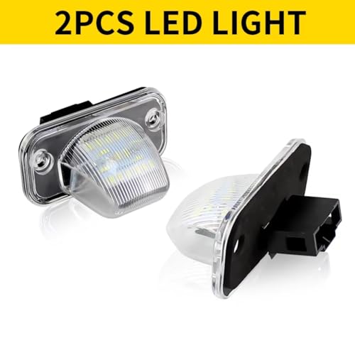 2 Luces para matrícula compatibles con Passat B6 2007 y Touran 2