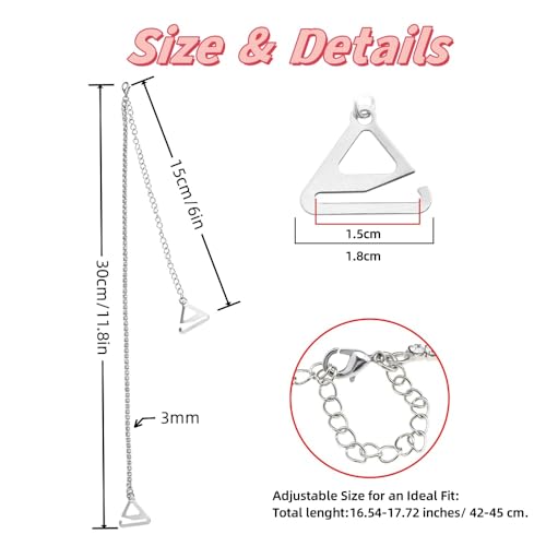Sichumaria Rhinestones Bra Strap,1Pair Adjustable Rhinestone Invisible Shoulder Strap Women's Non-Slip Bra Belt for Bra Tops Wedding Dress,Invisible Strap for Party - Image 3
