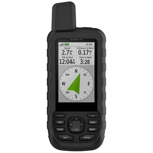Funda para Garmin GPSMAP 67 y 66S en silicona negra de protección