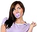 J&Or The Classic Original adult Sized Pacifier Dummy - Three Color Pack Crazy Green Purple Lust & Shy Orange