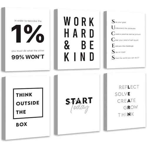 Affiches de motivation encadrées : finis les murs vides, boostez votre lieu de travail