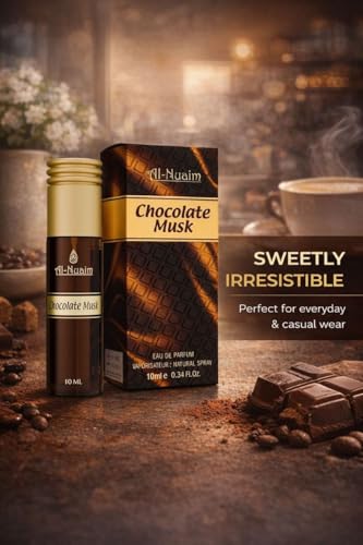 Image of Chocolate musk & Blueberry Musk Perfume Oil, Unisex, Alcohol-Free, Vegan, Long Lasting Fragrance, for Adults, 10ml, pack of 2