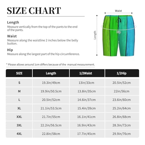 Pantalon de pyjama court homme arc-en-ciel léger short nuit multicolore