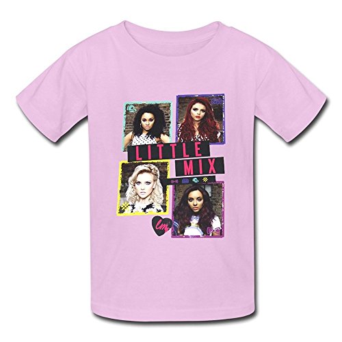 Hilary Susie Youth Little Mix Logo Kids Boys and Girls 100% Cotton T-Shirt Medium