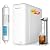 Mizudo 800GPD Megaflo Hot Reverse Osmosis System with Alkaline Under Sink Water Filter, Hot & Cold Water Dispens, 9 Stage Tankless Reverse Osmosis Water Filter, Bundle