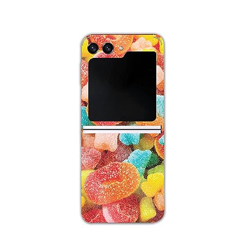 Image of MightySkins Glossy Glitter Skin Compatible with Samsung Galaxy Z Flip 5 Full Wrap - Gummy Candy | Protective, Durable High-Gloss Glitter Finish | Easy to Apply & Change Styles | Made in The USA