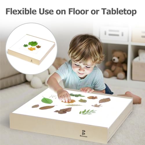 Table lumineuse sensorielle avec rangement pour jeu éducatif - 6