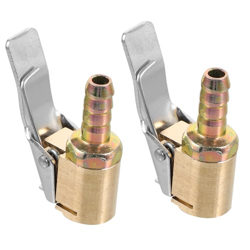 COSMEVIVI Copper Car Inflatable Chuck Tire Air Chuck Quick Connect Nozzle Pressure Gauge Air Inflator for Tires