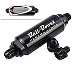 Bull Boost 44 Micron Fuel Filter Inline -6AN -8AN -10AN Universal High Flow Turbo Billet