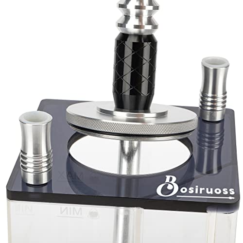 Shisha Sets - Updated Four Penghu-Glance Hookahs Including Vulcan Hmd Silicone Phunnel Bowl Clamp Remote Led Big Smoke Light | Wire Tube Coal Carbon Convenient And Clean Two Pipe Insulation To Enjoy #TOP7