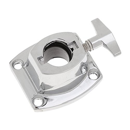 Baosity Tom Cymbal Holder Clamp Bass Drum Tom Mount Bracket for Drum Chrome