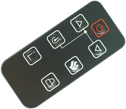 Miniatura 2 de Mando a distancia para FEBO E3001 FEB-1 14IN-28-078 ZHS-32-D ZHS-23-B 15IN-23-094 384-16A-20-21 LED 3D Llama eléctrica calentador de espacio de