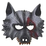 VENTURA TRADING AM8 Lobo Mascarilla Hombre-lobo Novedad Disfraz Partido Mascarilla máscara de...
