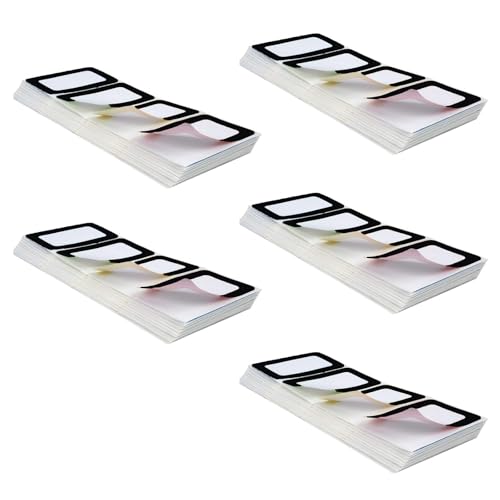 300pcs黒い境界線ラベルステッカー3x2.3インチの接着型名のデイケア学校をテーマにしたパーティーオフィス用品