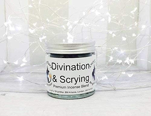 Divination & Scrying Handmade Special Loose Incense Blend in 60ml Jar/New Moon/Dark of the Moon Incense