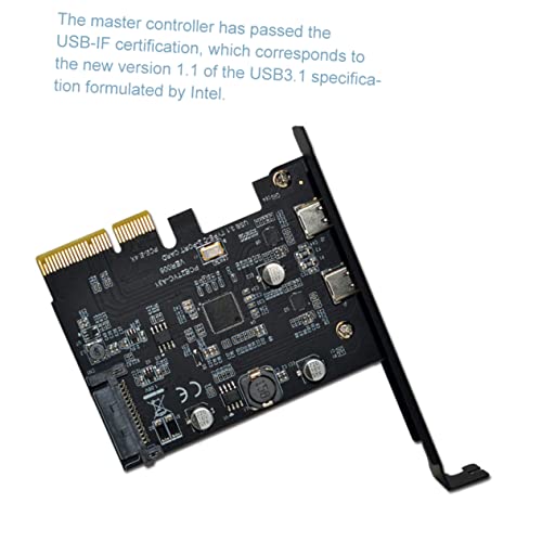 Carte d'extension USB 3.1 pour connecter vos disques Type-C au bureau