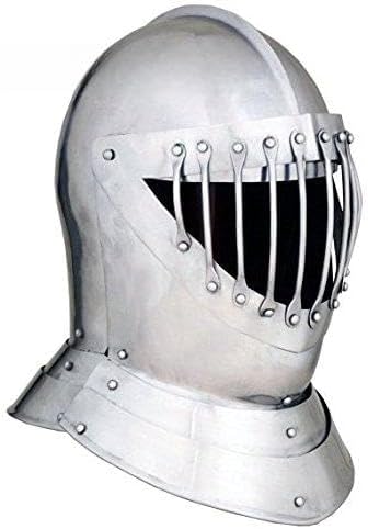 Nauticalmart English Close Helmet (Combat) - Metallic - One Size