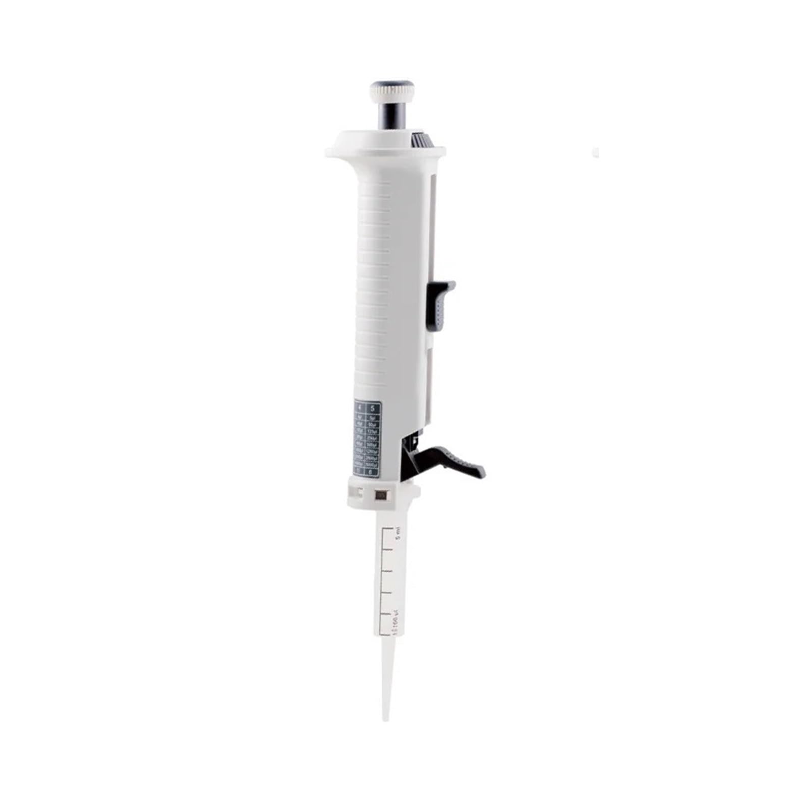 Pipeta, Pipetas ajustables Dispensador de pipetas laboratorio Distribuidor continuo Viene con punta Pipeta escalonada 5 ml