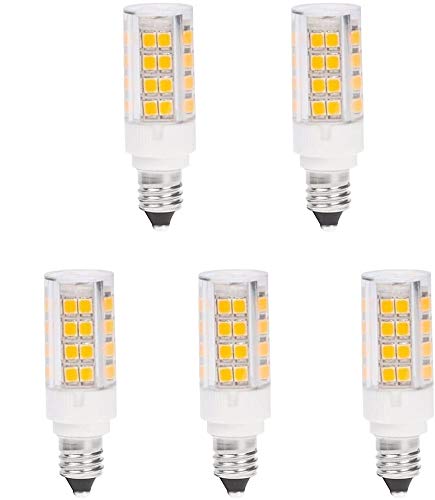 Hero-Led De11-45S-Ww Dimmable Mini Candelabra E11 Base T4 Jd 120V Led Halogen Replacement Bulb, 3.5W, 35W Equivalent, Warm White 3000K, 5-Pack #TOP30