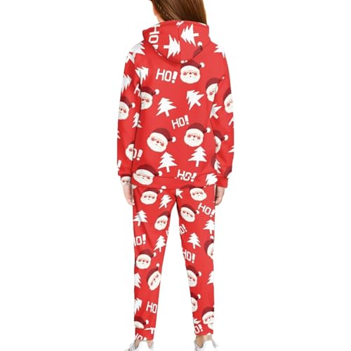 Girls Loose Fit Pullover Oversized Sweatshirts Eye-Catching Lovely Hoodie Sets Two Piece Easy to Put on Take off2