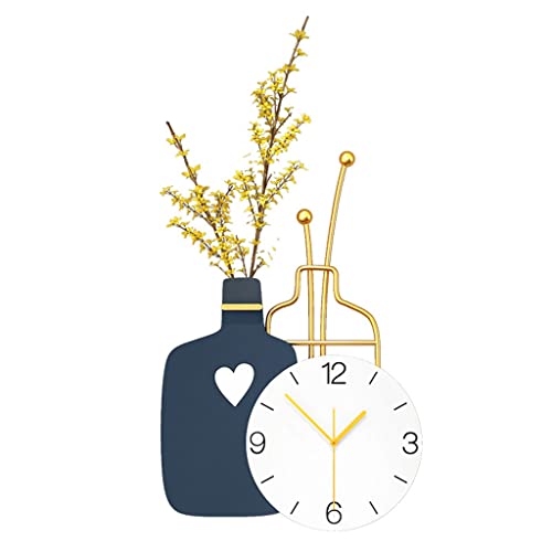Horloge romantique en acrylique haut de gamme au design de maison européenne