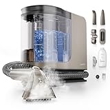 【100℃蒸気噴射×18000Pa超強吸引力×60℃加熱お湯】 uwant カーペットクリーナー 超強吸引力スチームクリーナー 高温リンサークリーナー 5種類のプロ仕様ブラシ＆専用洗浄液付き 2-in-1大容量水タンク 布洗浄機 ソファクリーナー 絨毯クリーナー マットレス/ペット用シート/ぬいぐるみ/車用/掃除用品