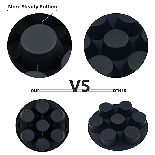 Silicone Muffin Pan For Air Fryer,Oven,Instant Pot 8.4Inch Reusable Bpa Free Silicone Baking Molds 2-Pack #TOP5