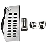 oiusNZI Pedales Pedal Pad Cover Accesorios para Pedales de Coche, para Volkswagen VW Polo Golf 4 Bora Beetle RSi GTI R32 para Audi A3 Seat Leon 1M Toledo 1L