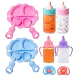 Generico Set Di Bottiglie Per Bambole – Collezione Di Giochi Per Dare Da Mangiare Alle Bambole, Pezzi Di Stoviglie Per La Cura Di Finta, Strumenti Di Simulazione Di Mini Bottiglie, Gruppo Di Per Gioc