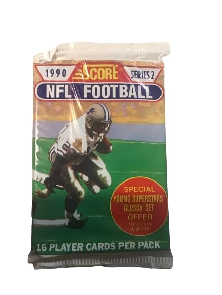 Amazon.com: 1990 Score Series 2 Football Pack of 16 Cards : Sports