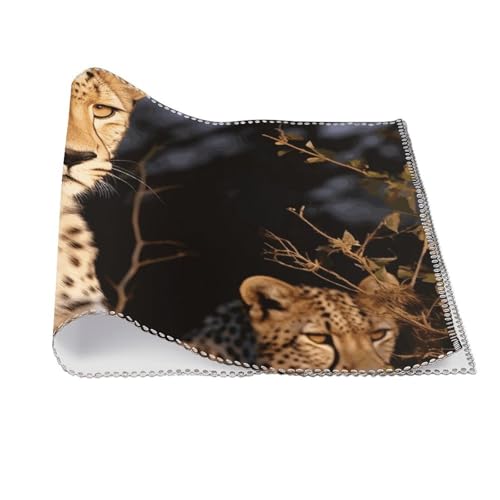 Sets de table animaux sauvages antidérapants pour éviter les taches - 4