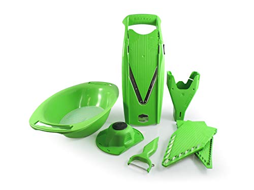 Swissmar Borner V-7000 V-Slicer 8 Piece Set with 3 Blade Inserts,...