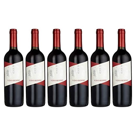 Rinomata Cantina Tombacco Caruso Rosso – Veneto Vino Rosso – Merlot und Cabernet – halbtrocken (6 x 0,75 l)