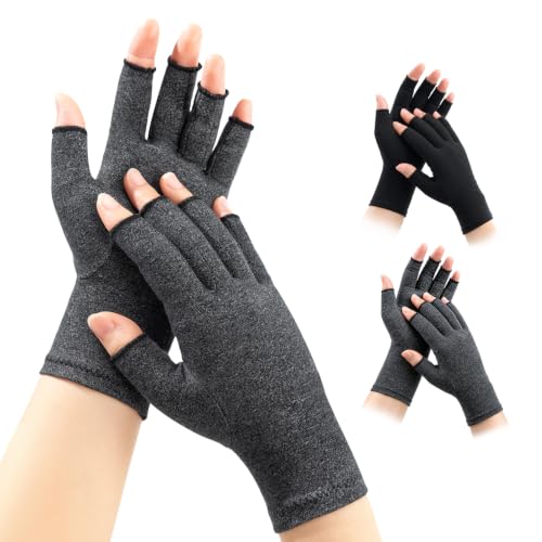 Lustraze 2 Pairs Arthritis Compression Gloves