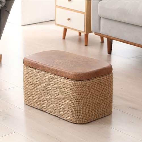 Taburete rústico de madera