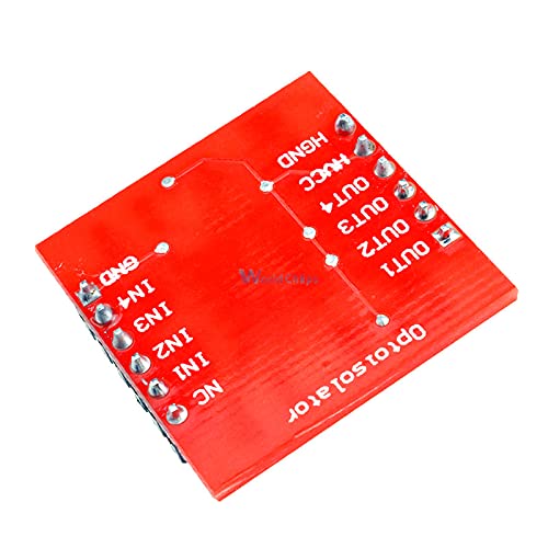 TLP281 4-Channel Opto-Isolator IC Module for Arduino Expansion Board High and Low Level Optocoupler Isolation 4 Channel