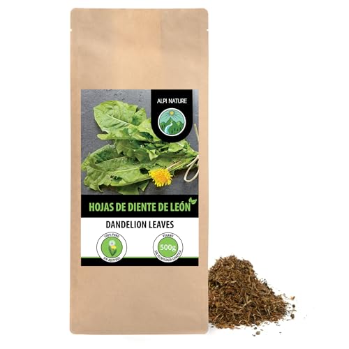 Alpi Nature Diente de Leon Infusión 500g, Hojas de Diente de León Secas y Cortadas, Té Suelto