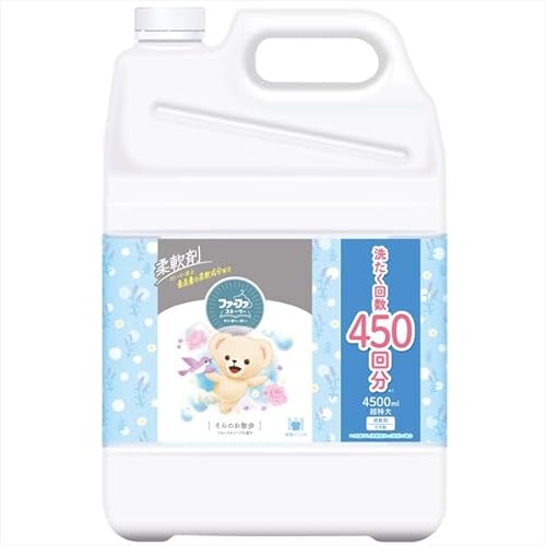 ファーファストーリー 柔軟剤そらのお散歩 特大 柔軟剤 詰替用 大容量 特大サイズ 衣類用 部屋干し対応 抗菌 防臭 消臭 花の香り フローラル 香り持続 長時間持続 洗濯用 柔らか仕上げ (1パック)