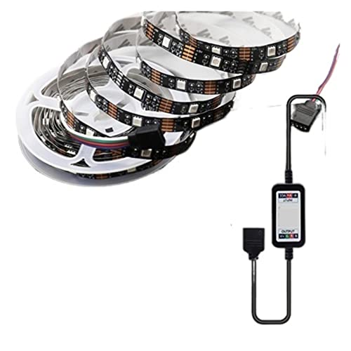 Tira LED RGB para TV y PC de 1 metro con conexión USB y control de color por Bluetooth
