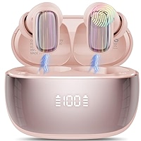 Wireless Earbuds, Bluetooth 5.4 Earbuds Stereo Bass, 40Hrs