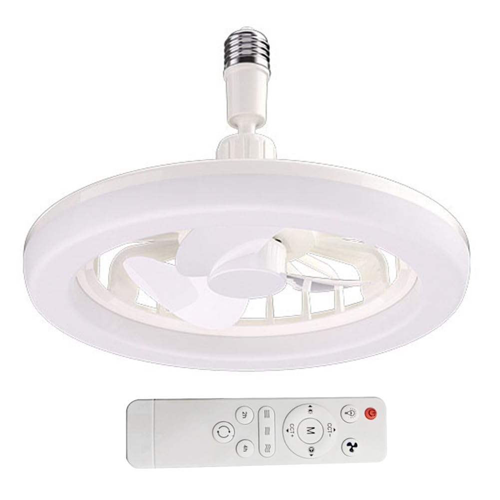 Aromatherapy Modern Ceiling Fan with Lights Remote Control Silent Ceiling Fan Small Ceiling Fan for Kitchen Bedroom Basement Dining Living Room