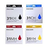 リコー GC31H 4色セット（ BK/C/M/Y ）純正 GXカートリッジ Lサイズ