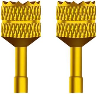 Joysticks Thumb Stick Compatible for DJI Mini 3 Pro, Joystick Thumb Rocker for Drone Non-Slip Remote Controller RC Thumbstick Drone Machine Rocker Replacement Accessories (Gold)